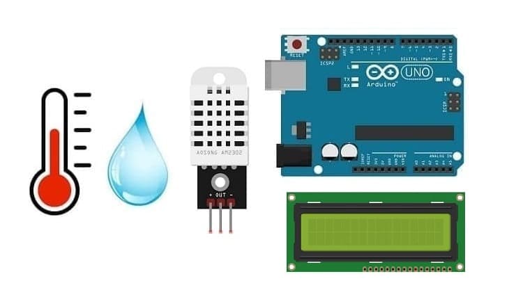 I2C Temperature & Humidity Probe for environmental measurement