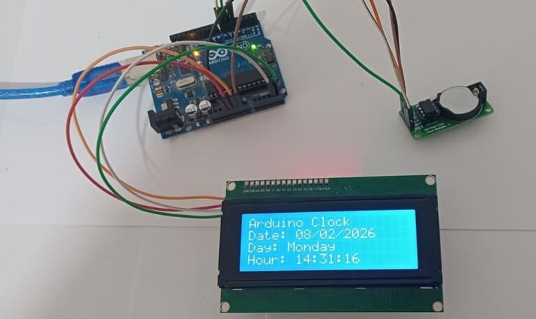 Arduino Rtc 1302 Créer une horloge numérique avec Arduino UNO et RTC DS1302