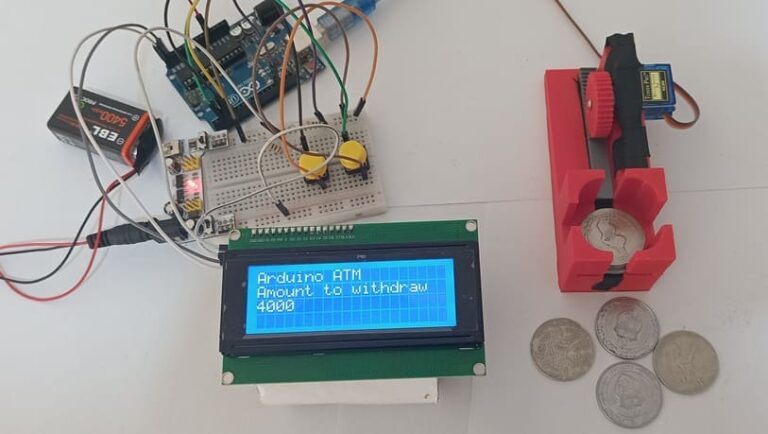 Project : DIY coin dispensing machine using Arduino UNO